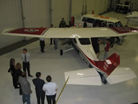 Visitors had the opportunity for a closer look at our aircraft and van